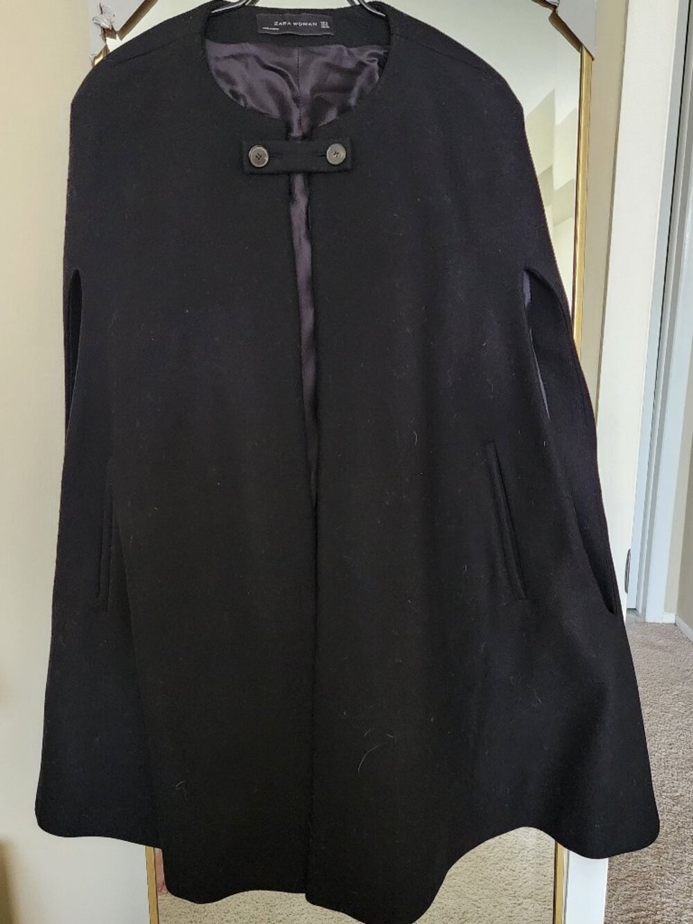 Zara Woman Wool Cape Size S (Can also fit a M)